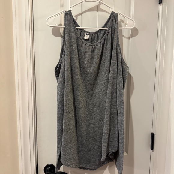 Old Navy Tops - Old Navy Womens XL Grey Cold Shoulder Long Sleeve Relaxed Top 854746-01